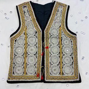 Afghani embroidered men vest
